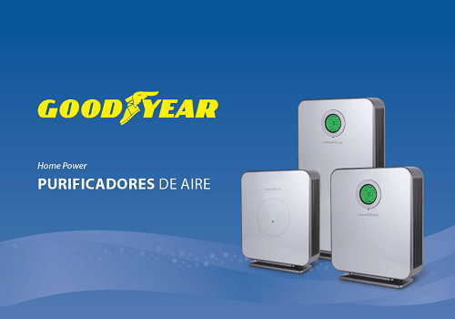 Franquicia Goodyear, purificadores de ambiente de agua y aire.