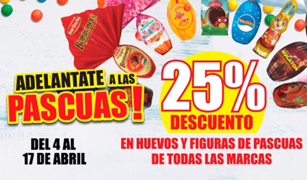 Adelántate a las Pascuas en las franquicias Supermercados DIA